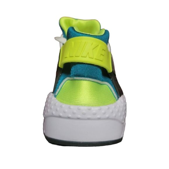 Nike Air Huarache Run Kids Size 4Y/Womens 5.5 Phantom Black Volt 654275-045 - Picture 6 of 7